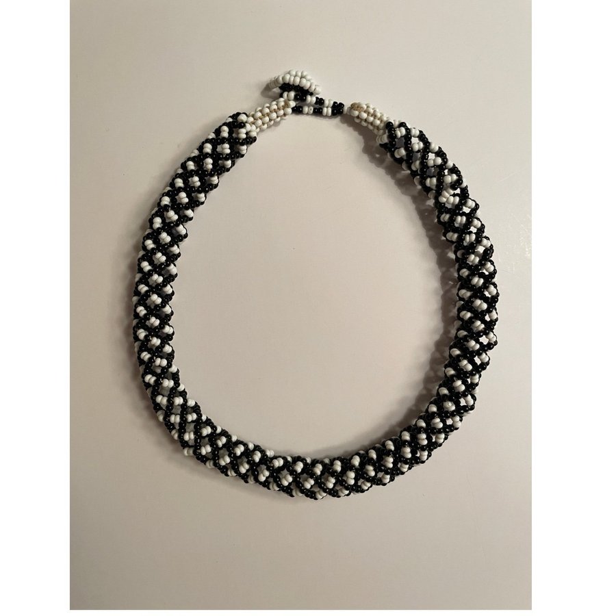 Halsband pärlor runt vintage