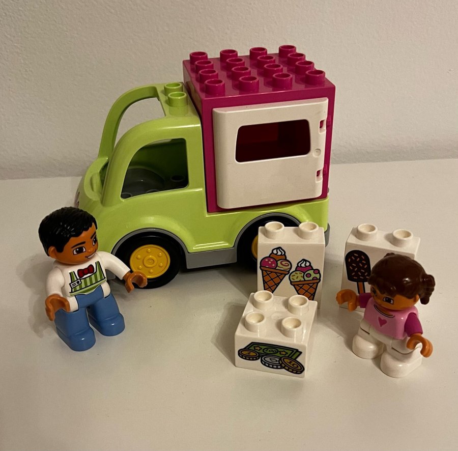 Lego Duplo glassbil med figurer