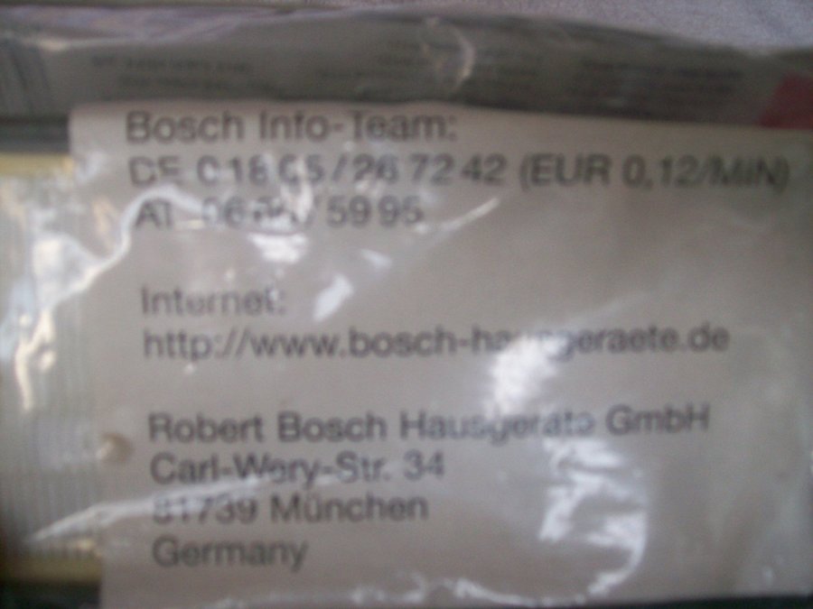 Bosch BBZ152HF HEPA-filter