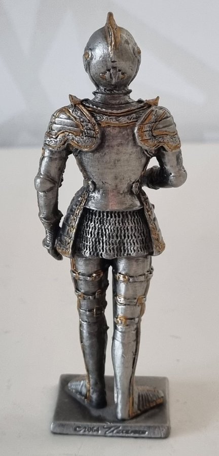 Skulptur/samlarfigur av Gabriella Veronese 1500-tals brittisk riddare - 10.5 cm