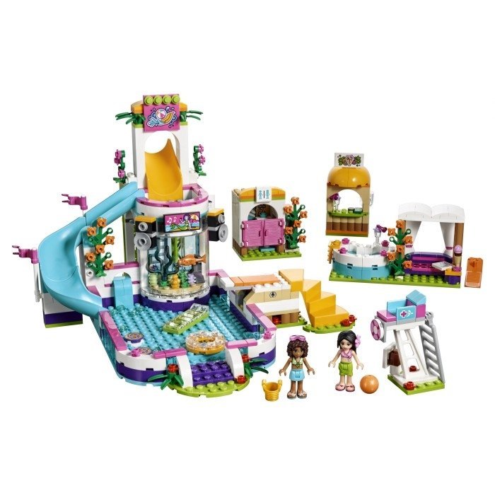 LEGO® Friends | Heartlakes sommarpool | 41313