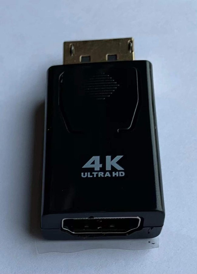 Dp till HDMI-kompatibel 4K-adapter Displayport Revolution HDMI-kompatibel