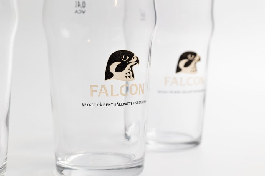 4 st Falcon glas 0,4l