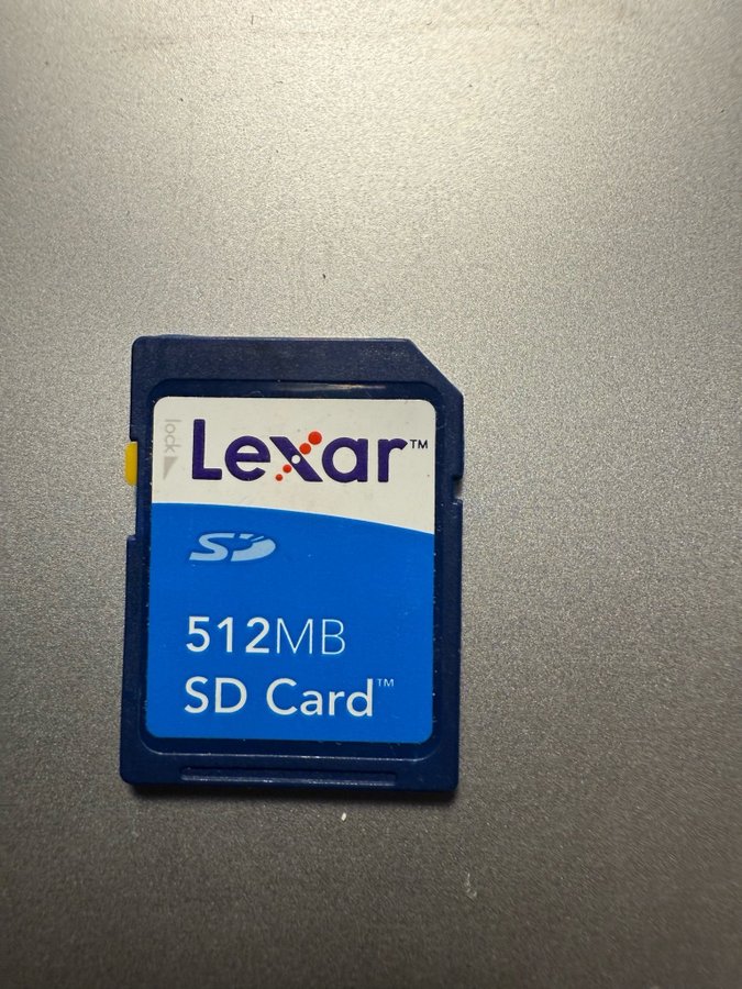 Lexar 512MB SD-kort