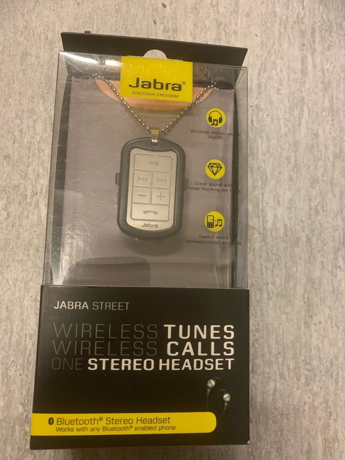 Jabra STREET/BT3030 Svart Headset NYTT !