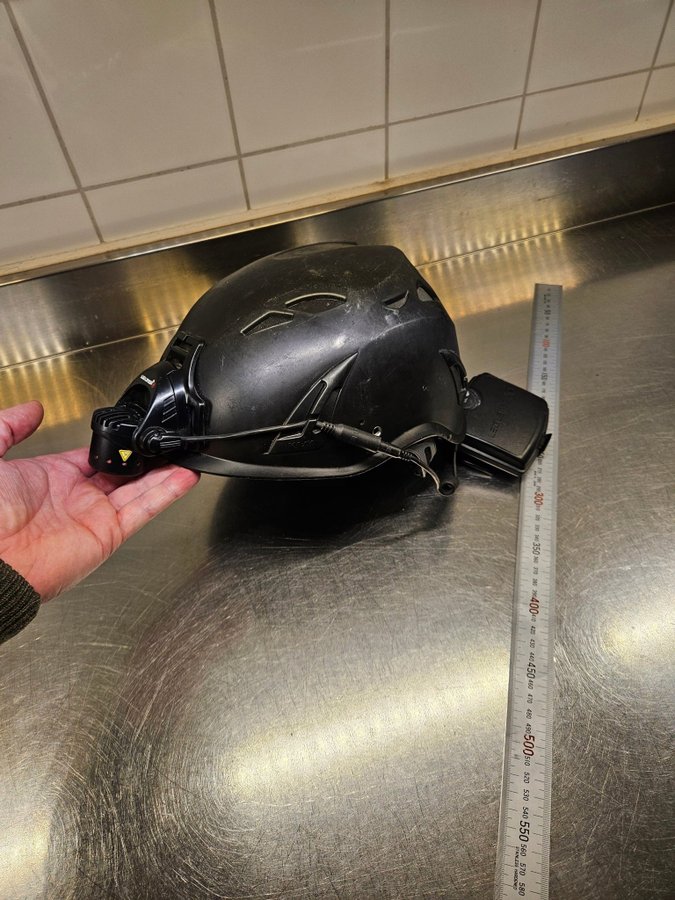 Kask Hjälm med lampa