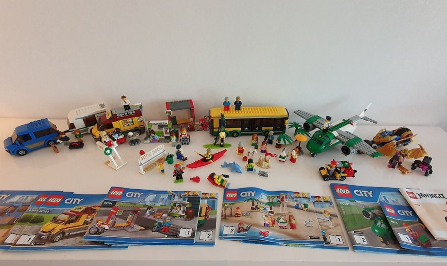 6 olika Lego City sets