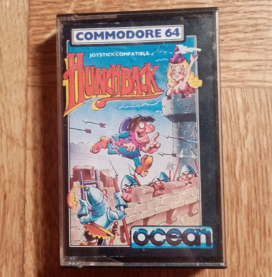 Hunchback (Ocean Software) ->TESTAD<- Commodore 64 / C64 Spel