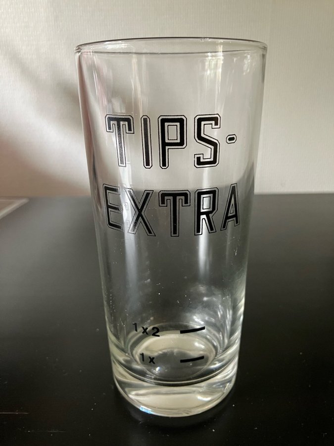 Retro / Vintage Tips Extra glas 1 X 2