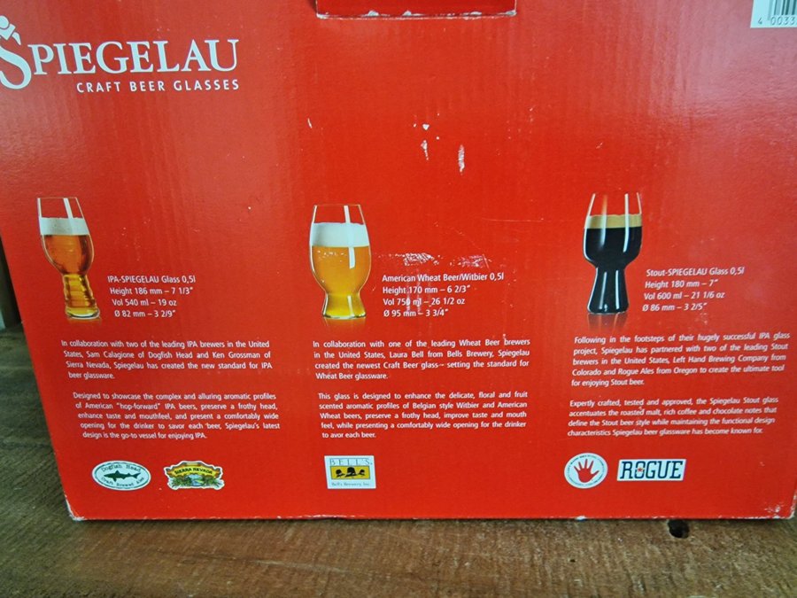 Spiegelau Craft Beer Tasting Kit 3 st fantastik ölglas