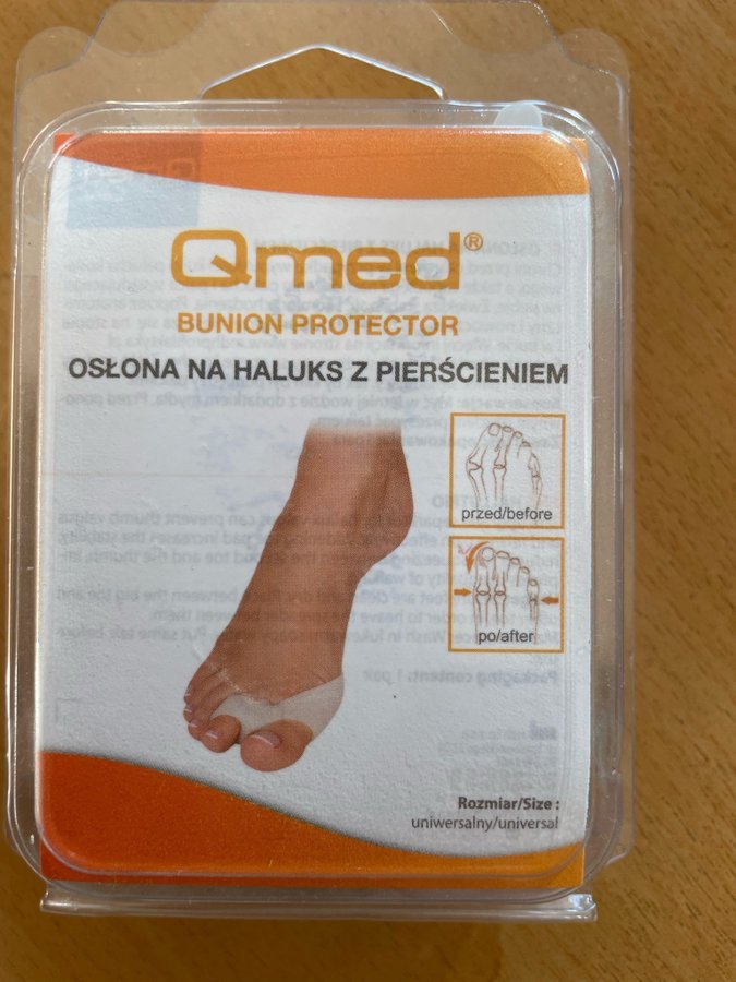 Hallux valgus hjälpmedel nytt oöppnat