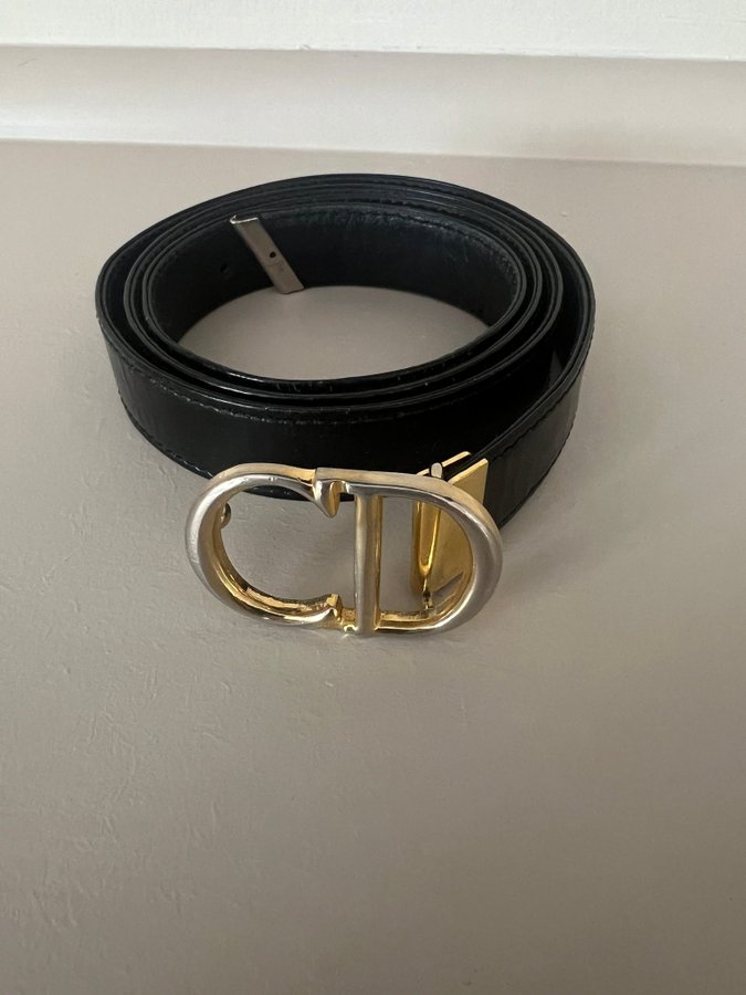 Christian Dior Vintage Läderbälte 75-80 cm