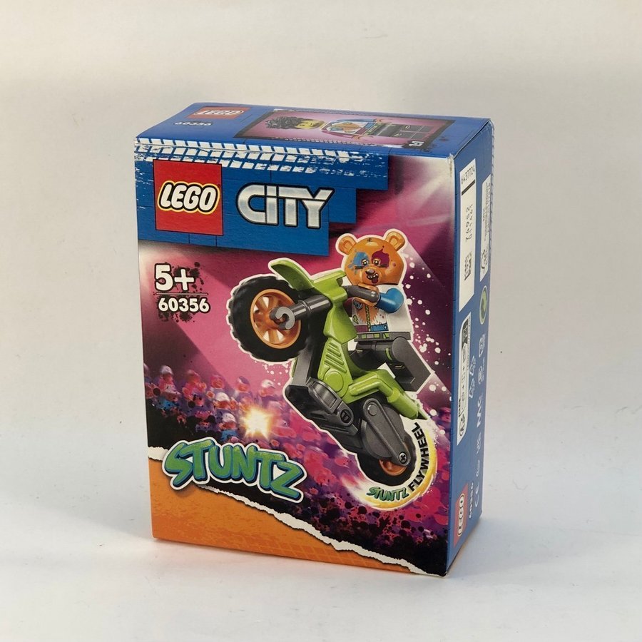 60356 Bear Stunt Bike (2023) - Oöppnad!