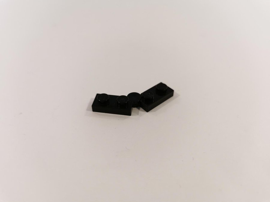 Lego - hörn - gångjärn - hinge - plate - part 2429 / 2430 - svart