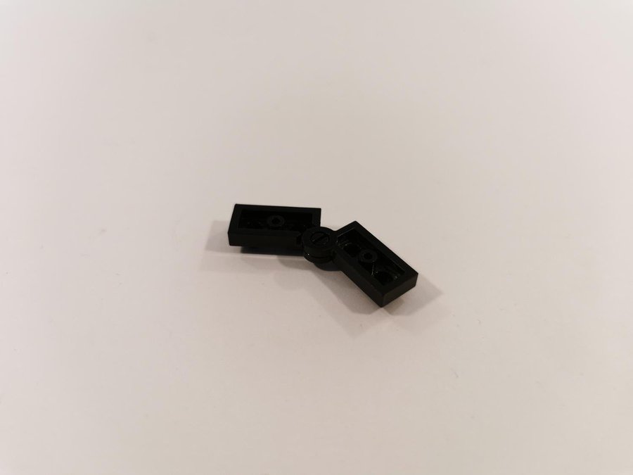 Lego - hörn - gångjärn - hinge - plate - part 2429 / 2430 - svart