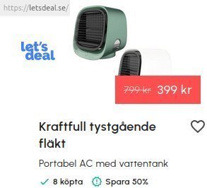 helt ny! Portabel Spray Airconditioner Fläkt Humidifier Fan