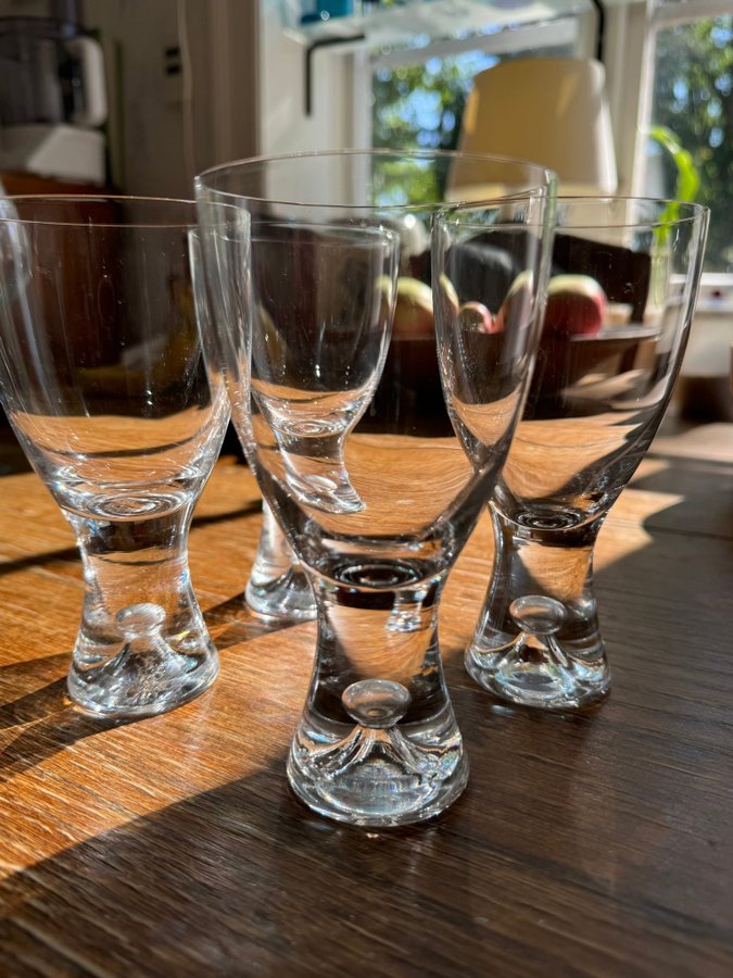 Iittala Rödvinsglas av Tapio Wirkkala /vintage