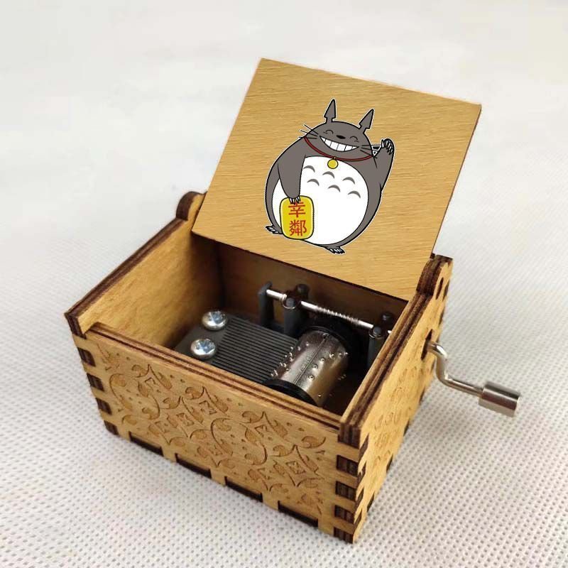 Ny Box Music box totoro wooden Music