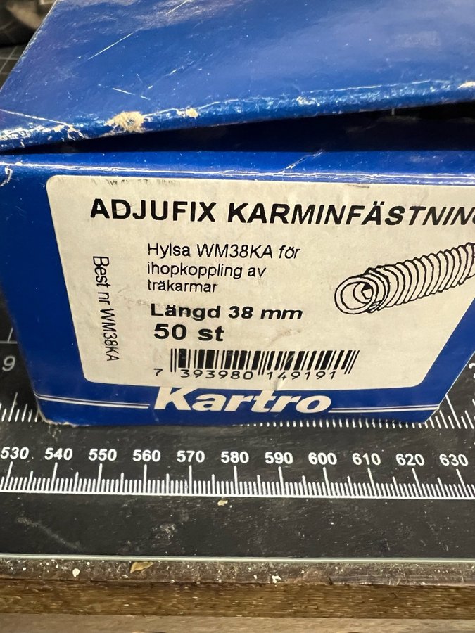 Adjufix Karmskruv 38mm