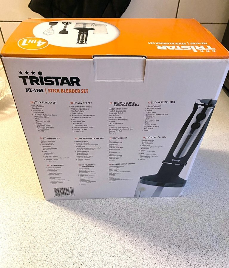 Tristar MX-4165 Stick Blender Set