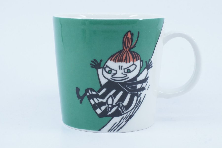 Muminmugg Lilla My glider grön / Moomin Mug Little My Sliding [B]