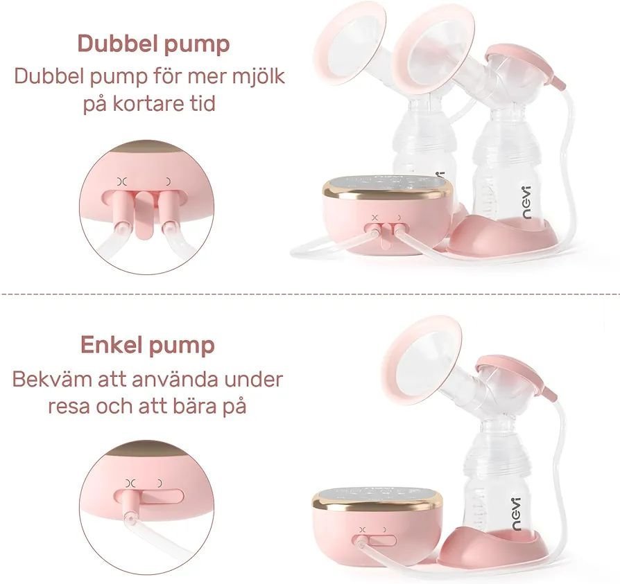 NCVI Elektrisk dubbel bröstpump