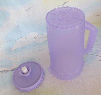 Tupperware Mini multikanna ljuslila gräddkanna NY