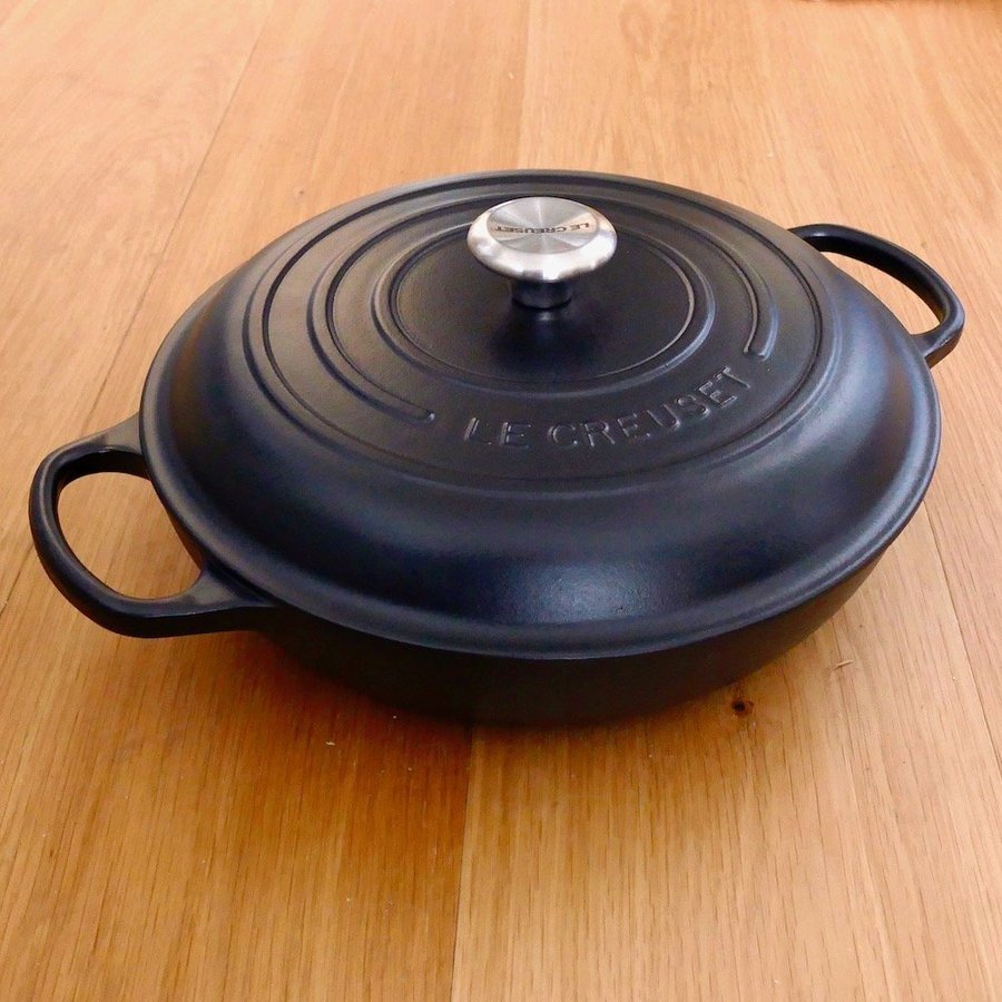 Gjutjärnsgryta med lock le Creuset