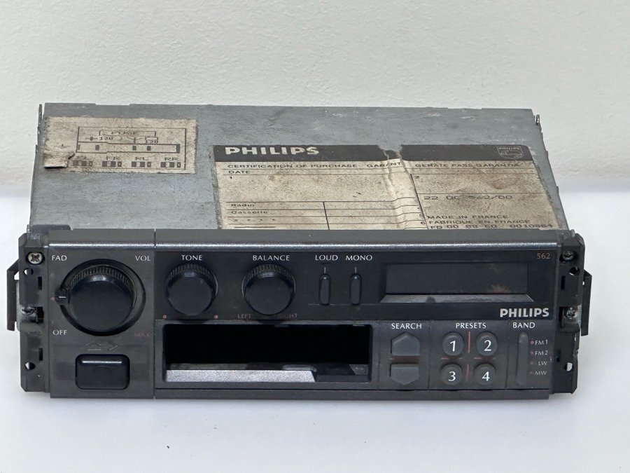 Philips 562 - kasset stereo / radio - retro