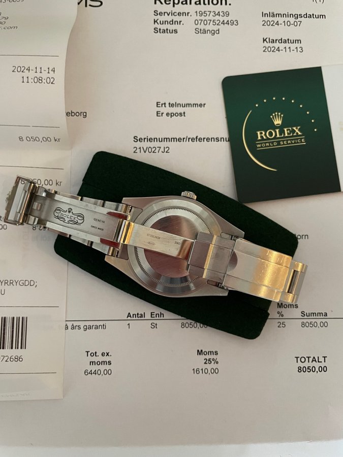 Rolex Explorer 214270 2014 ‘T-Rex’ - new service 2 year warranty