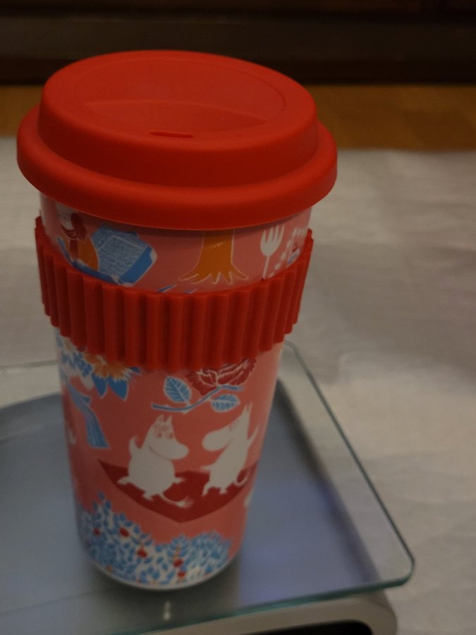 Vacker Opto Design Moomin Mumin Take Away Mugg Melamin / Silikon