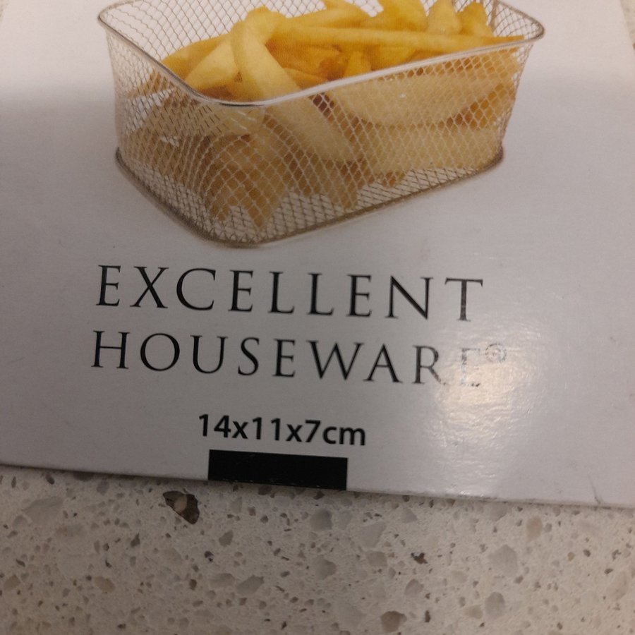 12 pommes frites korgar i nyskick!