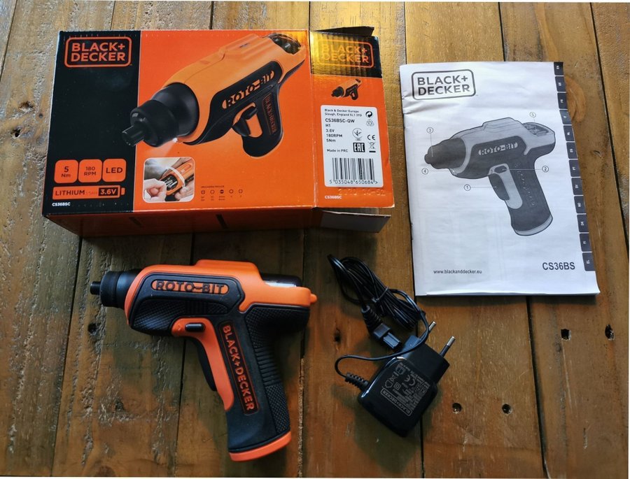 Black + Decker skruvdragare