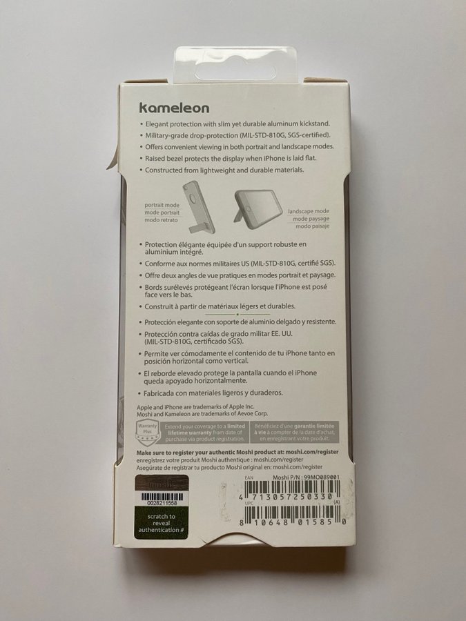 Moshi Kameleon Premium Kickstand Case för iPhone 7 / 8 / SE 2020 / SE 2022