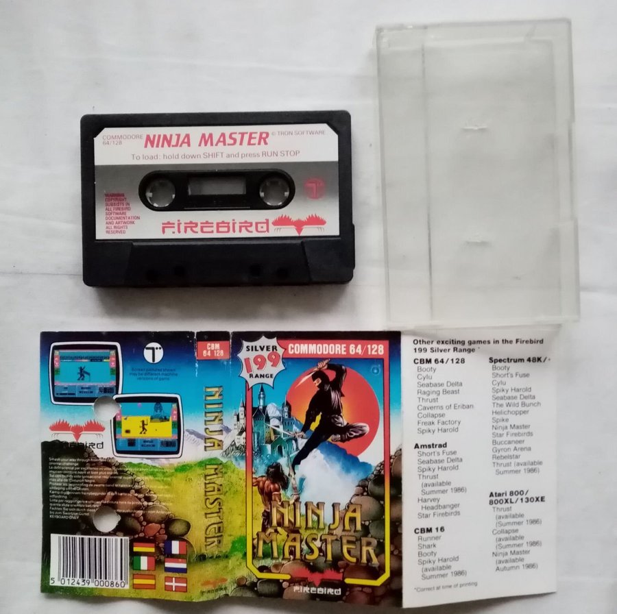 Ninja Master (Firebird - Silver 199 Range) - Commodore 64 / C64 Spel