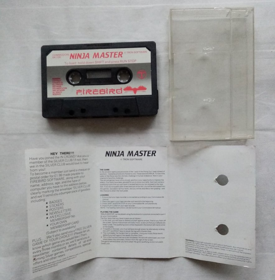 Ninja Master (Firebird - Silver 199 Range) - Commodore 64 / C64 Spel