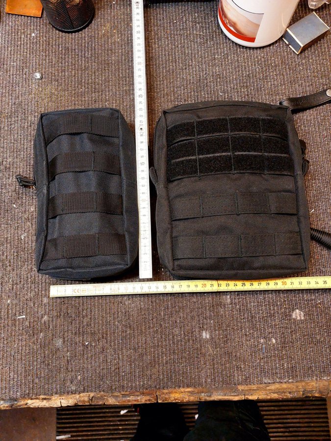 Molle system Ryggsäck med 2 xtra väskor