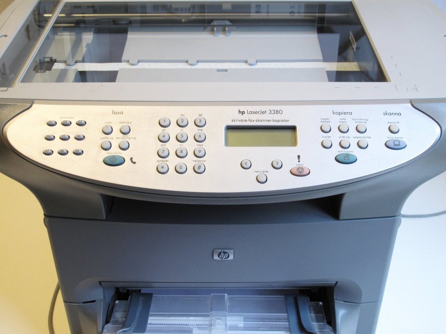 HP LASERJET 3380 SKRIVARE KOPIATOR SKANNER FAX MULTIFUNKTIONSSKRIVARE SCANNER