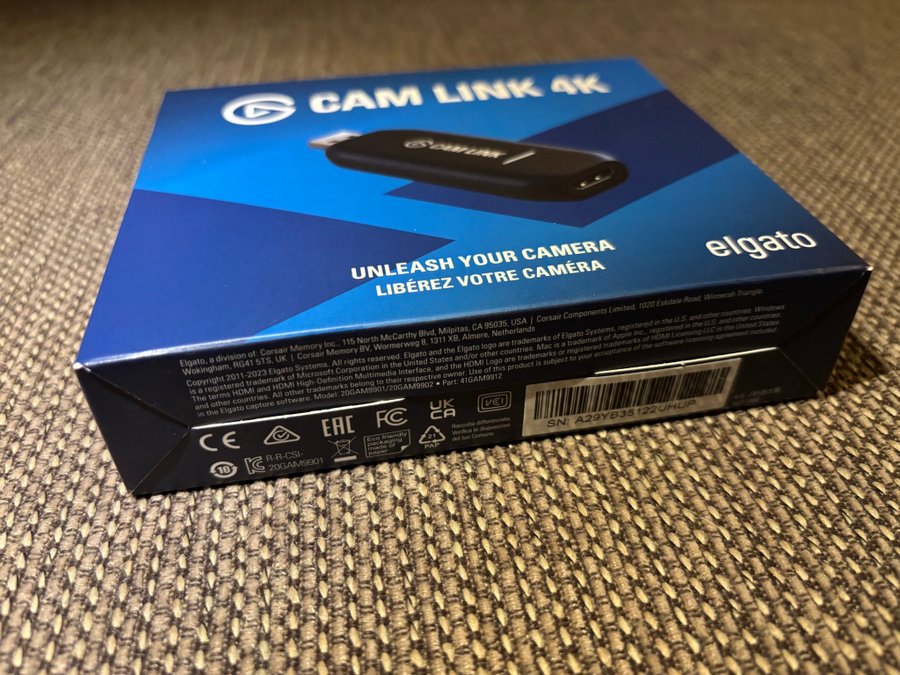 [NYSKICK] Elgato Cam Link 4K för PC/Mac i mycket bra skick