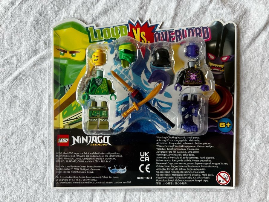 LEGO NINJAGO Legacy - Lloyd vs. Overlord - 112218 - NY OCH OÖPPNAD