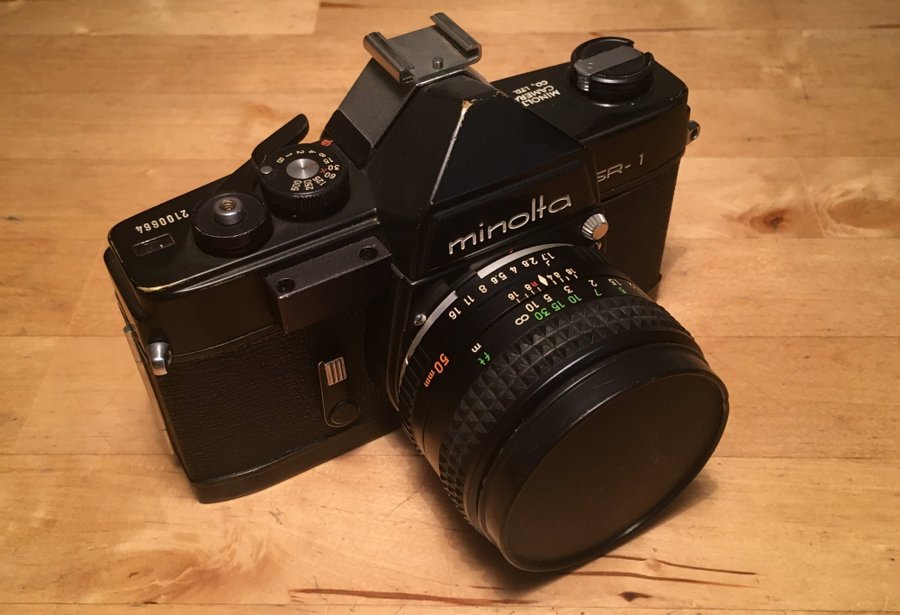 Minolta SR1 Black !! i fantastiskt skick! Kult-kameran nr 1 ?