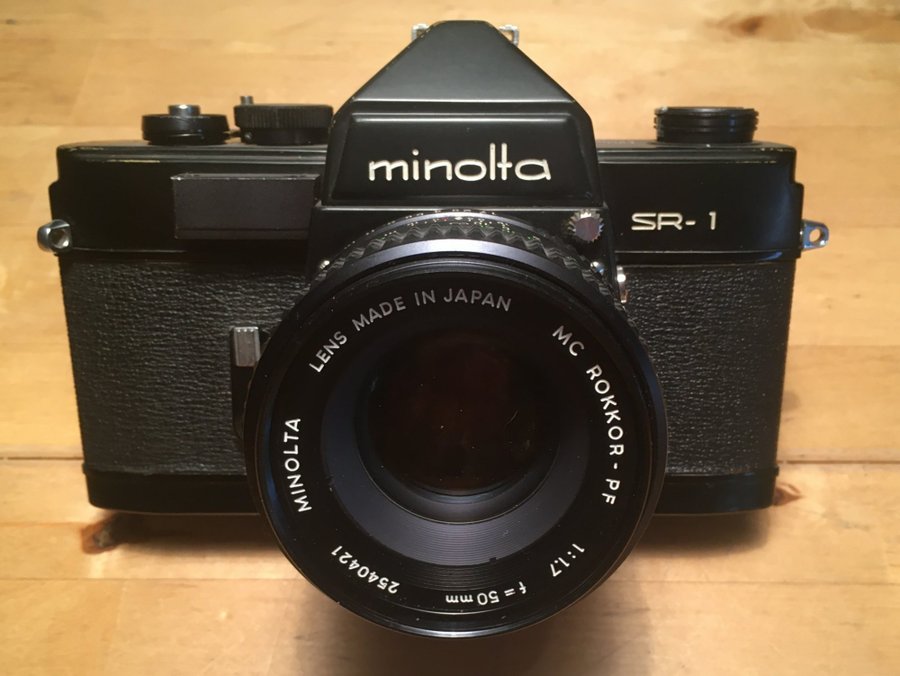 Minolta SR1 Black !! i fantastiskt skick! Kult-kameran nr 1 ?