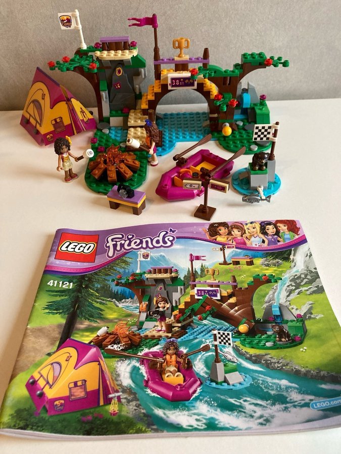 Lego Friends 41121 Äventyrslägret - forsränning, komplett!