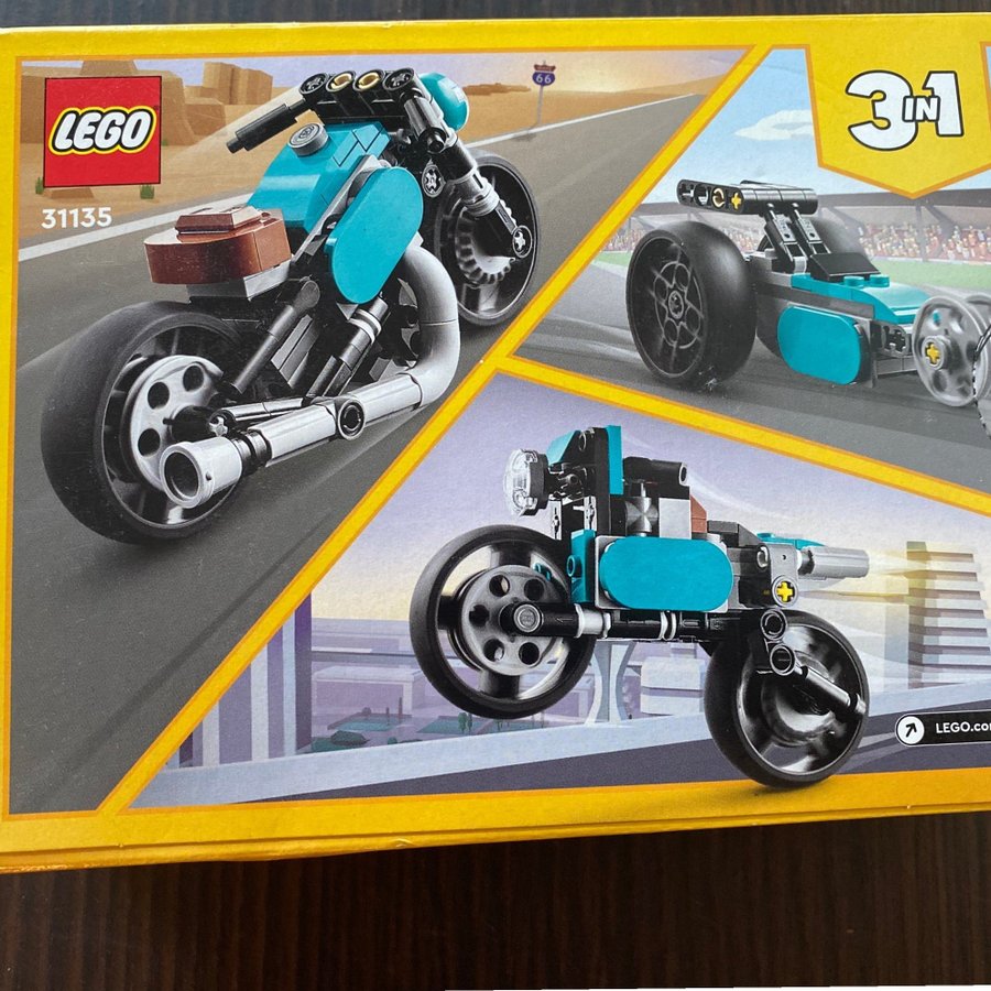 LEGO Creator 3-i-1 Motorcykel 31135