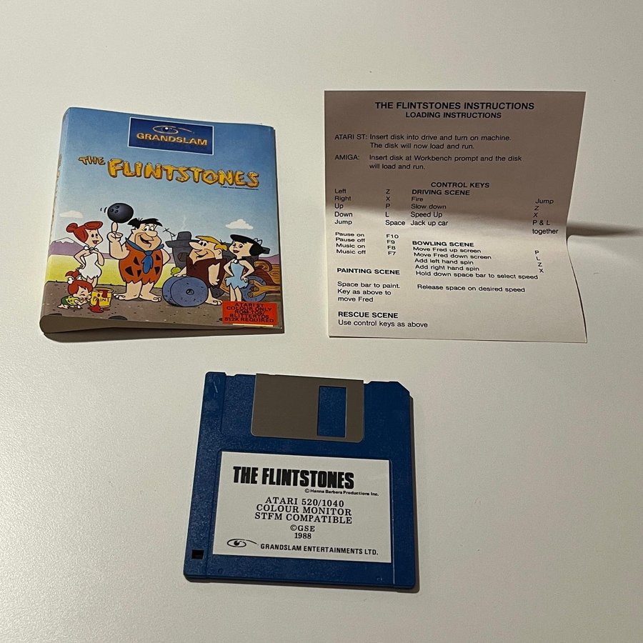 The Flintstones - Komplett - Atari ST