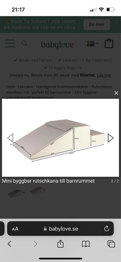 Mini Byggbar Rutschkana