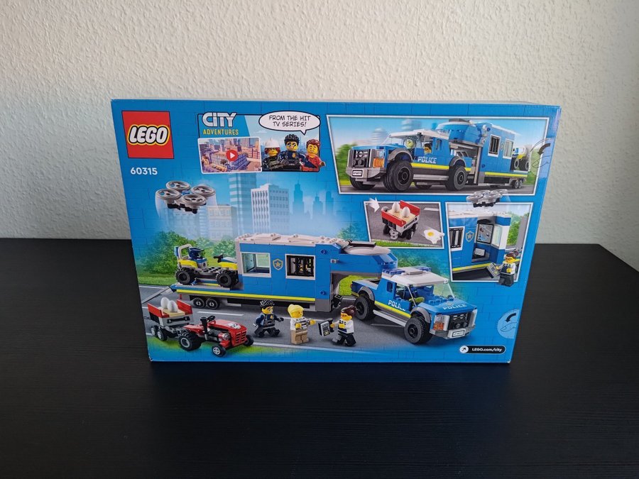 LEGO 60315 Polisens mobila kommandofordon City *OÖPPNAD*