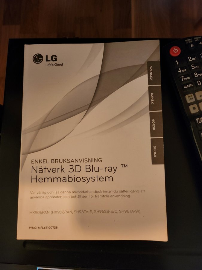 LG Nätverk 3D Blu-ray Hemmabiosystem