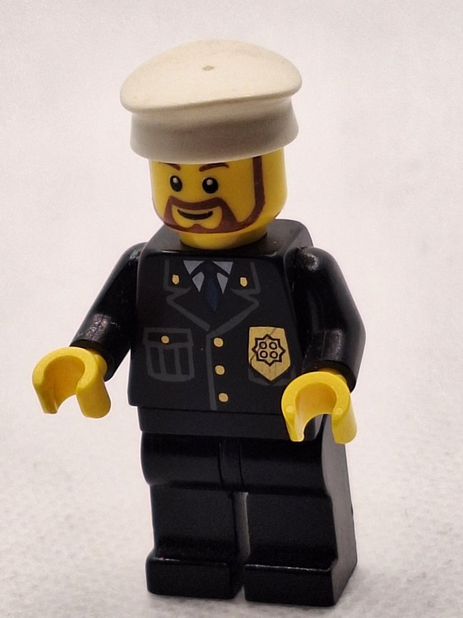 Lego Minifigur Town: City: Police: cty0209 Police - City Suit with Blue Tie