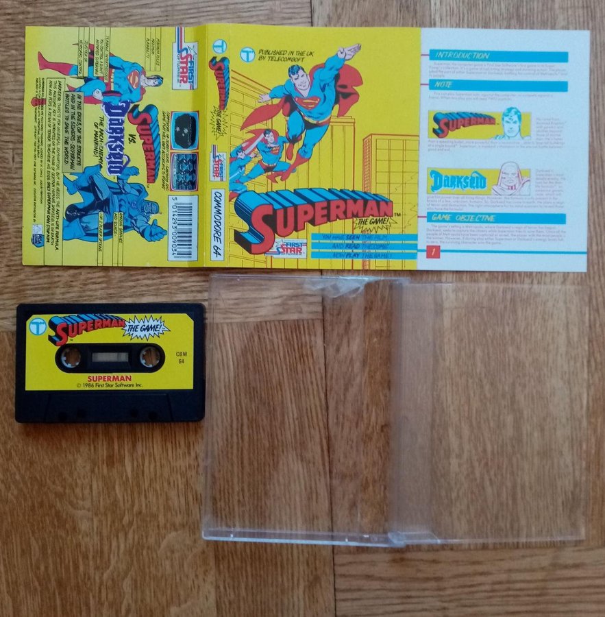 Superman - The Game (Prism Leisure - First Star)->TESTAD<- Commodore 64